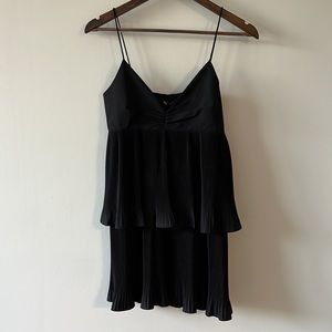 Zara Black Mini Layered Dress